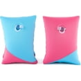 thumbnail image 3 of Swimways Soft Swimmies Toddler Floaties, Learn-to-Swim Inflatable Pool Floats & Arm Floaties, Ages 3-5, Purple, 3 of 5