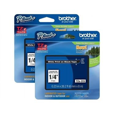 Brother P-touch TZe Laminated Tape Cartridges