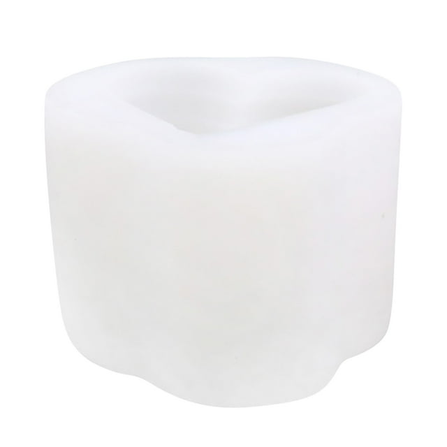 Hearth & Gear Cœur 3D Silicone Cœur Cuisson Résine Bougie Silicone Texture Transparente Bougie Silicone Saint-Valentin Fondant de Cire Silicone Petits Moules Ronds de Cuisson Antiadhésifs Chocolat Fondant compatible