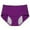 CN14-Dark Purple, variant on Inglocry Underwear Women, Leak Proof Reusable Leakproof Comfortable Cotton Briefs Red X-Large