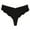 Black, variant on All Season Panties for Women Lightweight Women's Mid-Rise Shaping Thong Breathable Seamless Shaping Panties Seamless Underwear Plus Size Daily Panties