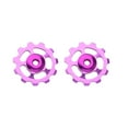 thumbnail image 1 of Milisten 2Pcs Aluminum Alloy Bike Wheel Rear Derailleur Pulley 11T for (Purple), 1 of 5
