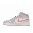 thumbnail image 2 of Jordan Kid's 1 Mid SE Barely Grape Iridescent Swoosh Shoes, from StockX, 2 of 5