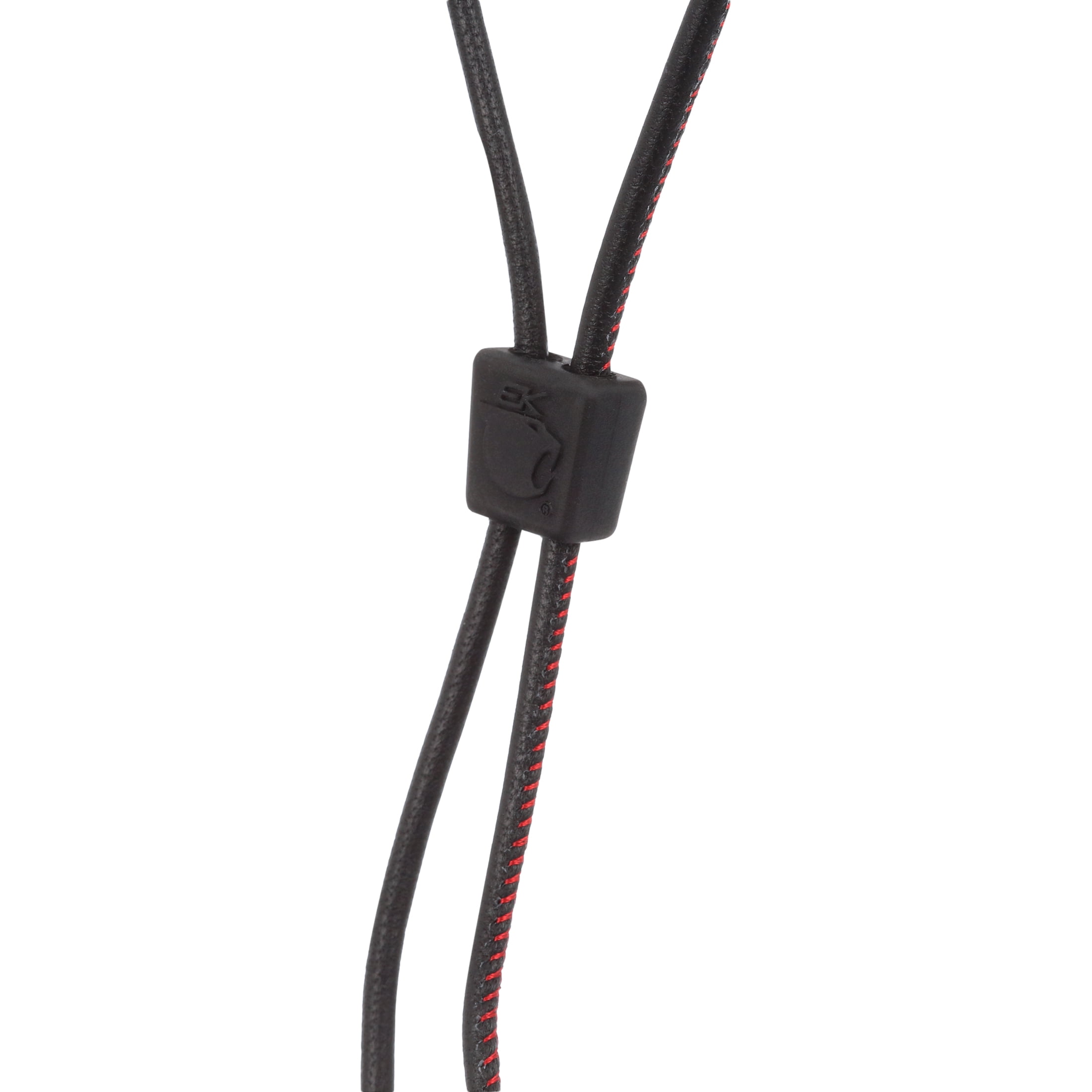 EK Adult Cusano Leather Dark Brown and Red Eyeglass Unisex  Strap