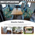 thumbnail image 3 of Aplkyhs Butterfly Flower RV Dinette Cushions Stretchable RV Decor Comfortable Slip Covers for Loveseat Stylish Travel Trailer Accessories Camper Must Haves, 3 of 7
