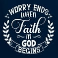 thumbnail image 5 of Wild Bobby Worry Ends When Faith In God Begins Inspirational/Christian Men Long Sleeve Shirt, Navy, 3X-Large, 5 of 5