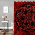 thumbnail image 2 of Orinice Celtic Design Symbolism Bathroom Decor Set with Hooks, Colorful Luxurious Graphic Print Polyester Fabric Fashion Shower Curtain for Home Decoration 60x72, 2 of 7