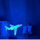 thumbnail image 4 of XYC Night Light 16 Color Acrylic 3D Illusion Baby Light Airplane for Kids Child Boy Bedroom Colorful Bedside Table Lamp Plane Gift 7F, 4 of 5