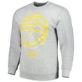 thumbnail image 2 of Unisex Stadium Essentials  Heather Gray Los Angeles Lakers Element Logo Pop Pullover Sweatshirt, 2 of 3