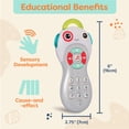 thumbnail image 3 of Toy TV Remote B. toys B. baby Baby Musical con luces y sonidos, 3 of 5