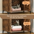 thumbnail image 6 of Hidden Cat Litter Box Enclosure Furniture with Shelf Storage, Large Wood Cat Litter Box Furniture Hidden with Storage, 6 of 9