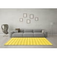 thumbnail image 3 of Ahgly Company Indoor Rectangle Solid Yellow Modern Area Rugs, 4' x 6', 3 of 4
