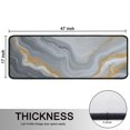 thumbnail image 5 of Kitchen Rugs Sets Of 2,Gray Marble Gold Wave Pattern Anti Fatigue Kitchen Mat Rugs Non Slip Washable,Decorative Kitchen Floor Mats for Kitchen,Sink,Laundry,17"x47"+17"x47", 5 of 5