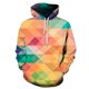 thumbnail image 3 of Sudaderas con capucha con estampado 3D de arcoíris para hombre y mujer, sudaderas con capucha de manga larga de gran tamaño a la moda para uso diario, ropa de calle informal, 3 of 5
