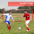 thumbnail image 2 of Graflsoa Foldable Soccer Goal with Durable Metal Frame | Quick Setup & Lightweight Design | Full-Size Portable Goal for Training & Backyard Play | Includes Carry Bag & Net | Ideal for Kids & Adults, 2 of 6