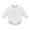 White, variant on Ulanda Baby Boy Button Down Shirt Newborn Solid Color Long Sleeve Romper Bodysuit (Grey, 0-3 Months)