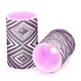 thumbnail image 2 of ALAZA Geometric Plaid Pattern 2 PCs LED Flickering Flameless Candles with Remote Timer Battery Operated Candle, 2 of 7