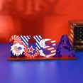 thumbnail image 4 of Tyidzon Independence Day Patriotic Table Decoration 4th of July Wooden Table Centerpiece Signs American Letters Ornament for Patriotic Party Memorial Day Home Decor, 4 of 6