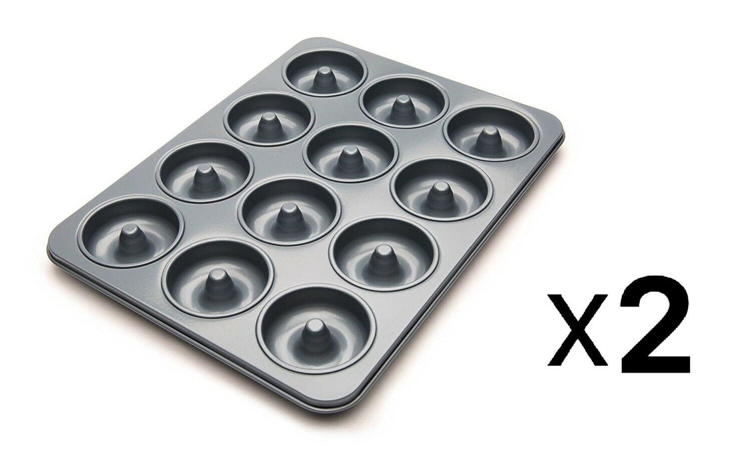 Fox Run Nonstick Heavy Gauge Steel Mini Donut Pan Kitchen For 12 Donuts