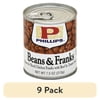 (9 pack) Phillips Beans & Chicken Franks with Beef and Tomato Sauce, 7.5 oz Can