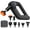 B, variant on Smart Percussive Massage Device, Professional Deep Muscle Massager with 5 Speeds, App-Guided Routines, and Interchangeable Heads, Includes Travel Case