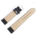 thumbnail image 3 of Zhongxinda 12-22Mm Black Brown Watchband Soft Litchi Stripe PU Leather Watches Strap Pin Buckle Cinturino Per Gli Uomini, 3 of 7