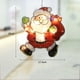 thumbnail image 3 of Fiudx Guirnalda de Luces Navideñas, Diseño Led de Papá Noel y Muñeco de Nieve, Luz Blanca Cálida, Modo Fijo o Intermitente, Decoración para Exteriores E Interiores, Decoración para Fiestas, Funciona, 3 of 3