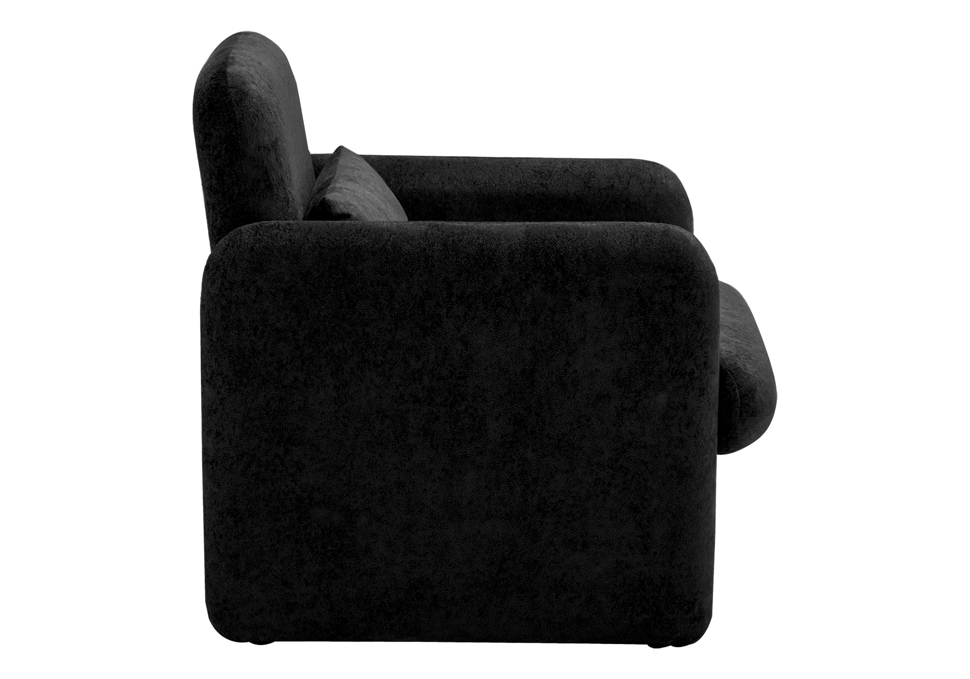 Monarch Specialties - I 8028 Accent Chair, 31"H, Upholstered, Living Room, Bedroom, Black Fabric