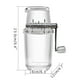 thumbnail image 3 of Trituradora de Hielo Manual Trituradora de Hielo Molinillo de Hielo Manual Máquina de Hielo Transparente Granizado con Manivela Mango Antideslizante Tapa Que Se Puede Abrir Máquina para Hacer Hielo P, 3 of 6