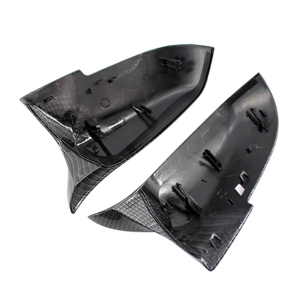 Leapiture Trim Wing Mirror Cover Door Mirror Cap Pair Rear View Mirror Protective Covers Replacement For SEAT Leon Mk3 5F ST FR Cupra 2013‑2019(carbon - View #13