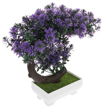 2 Pieces Artificial Potted Plant Coffee Table Decoration