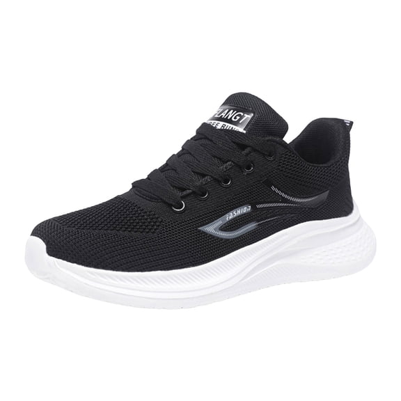 YLYL Women's Sneakers Wide Toe Lightweight Breathable Slip on Gym Workout Walking Running Shoes