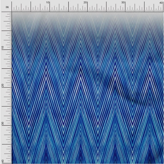 oneOone Organic Cotton Poplin Twill Fabric Chevron Panel Fabric Prints By Yard 42 Inch Wide