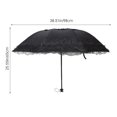 thumbnail image 2 of WRISTBIQUE Black Lace Umbrella Parasol 1Pack, 2 of 8