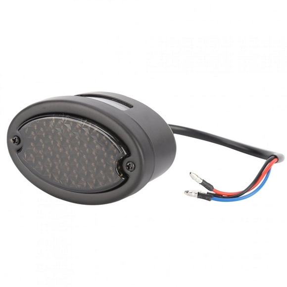 Tail Motorcycle Retro LED Rear Tail Light Indicator Stop Brake License Plate Lamp Smoked Lens