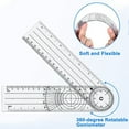 thumbnail image 7 of Protractor Pack of 10 Protractor Angle Spinal Ruler Orthopaedic Ruler Goniometer Physiotherapy Bicycle Protractor10 x Protractor, 7 of 7