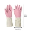 thumbnail image 4 of Thickened Rubber Cleaning Gloves | Dishwashing & Household Chores | Soft, Durable & Oil-Resistant | Ergonomic Design for Comfort | 1 Pair (Multiple Colors & Sizes Available), 4 of 6