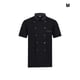 thumbnail image 2 of Guardurnaity Uniformes de chef Abrigo de chef Respetuoso con la piel Transpirable Resistente al desgaste Trabajo Restaurante Hotel Cocina Ropa de Camisetas Negro METRO, 2 of 6