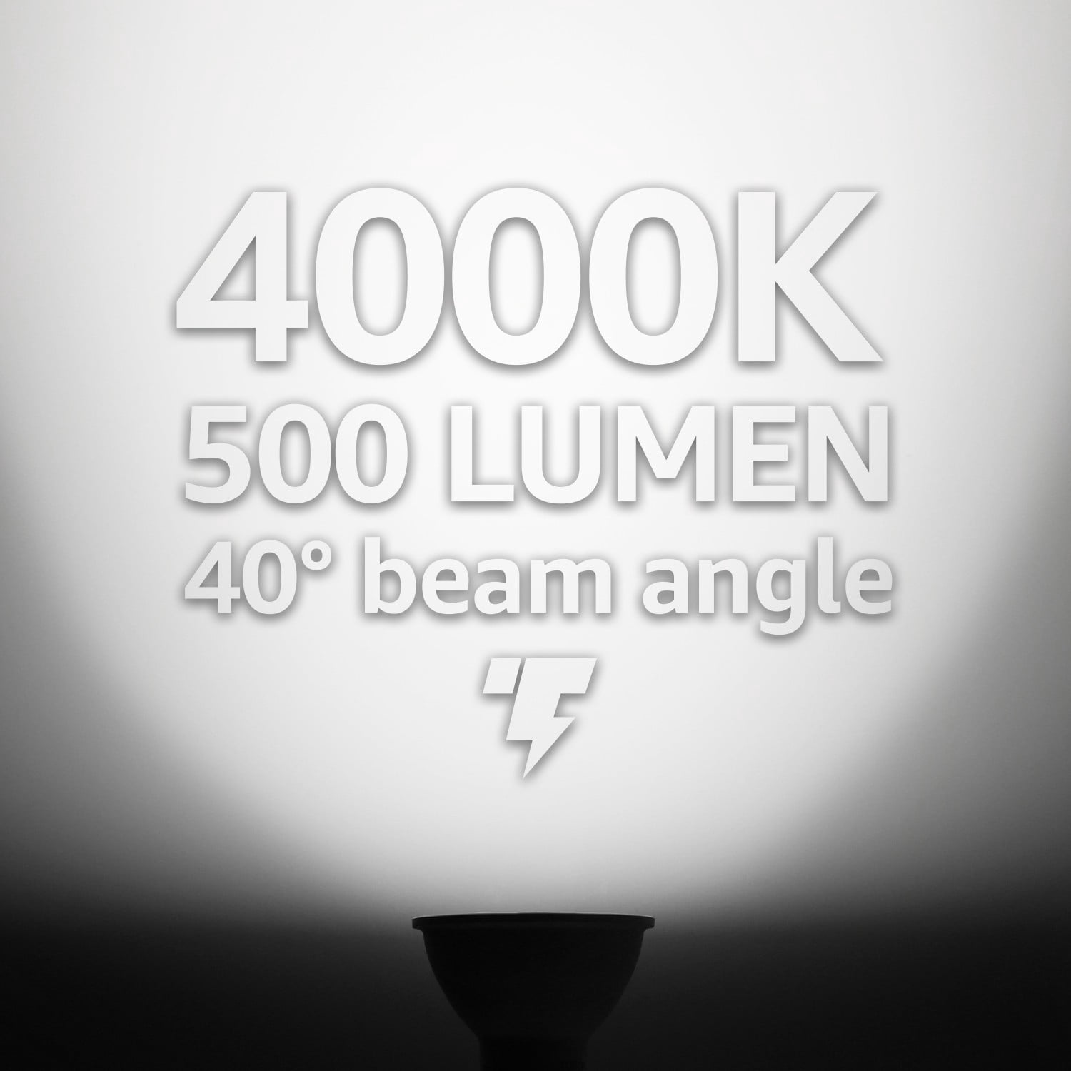 24 Pack MR16 GU10 LED Light Bulb, Dimmable 6.5W (50W Equivalent), UL-Listed, 4000K Cool White