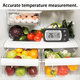 thumbnail image 5 of Termómetro impermeable para refrigerador, termómetro Digital para habitación de congelador, función de grabación, pantalla LCD grande, 5 of 5