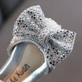thumbnail image 6 of Huowey Fashion Spring and Summer Girls Sandals Dress Performance Dance Shoes Pearl Sequin Shiny Bow Hook Loop Light, 6 of 8