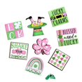 thumbnail image 2 of Nilvkv St. Patrick's Day Tray Decoration St. Patrick's Day Layered Tray Decoration Green Farmhouses Luckyly Clovers Home Party Tray Decoration Luckyly Clovers Rural Spring Decoration, 2 of 5