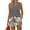 Dark Gray, variant on Floral Resort Wear Co-ord Set for Women - Sleeveless Square Neck Top & Drawstring Waist Shorts with Pockets, Trendy Summer Vacation Matching Outfit Orange L