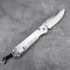 thumbnail image 4 of (Plateado) cuchillo para exteriores, cuchillo de fruta de autodefensa para acampar, cuchillo plegable portátil portátil, 4 of 5