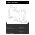 thumbnail image 4 of New Aluminum Alloy Camera Cage Rig with Cold Shoe 1/4 3/8 Thread for 70D 80D 90D Protective Frame Ph, 4 of 5