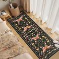thumbnail image 4 of FairOnly Black Pastoral Machine Washable 2'x6' Runner Rug Modern Farmhouse Non Slip Low Pile Carpet for Kitchens Hallway, 4 of 7