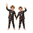 thumbnail image 6 of Halloween Family Pajamas Set with Moon Star Print, Breathable Long Sleeve Matching Halloween Pajamas for Whole Family, Classic Family Halloween Pajama Set Sleepwear, 6 of 6