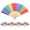 Multi, variant on WEUVEB Foldable Hand Fan Handheld Fan Multi Folding Cooling Decoration For Women 5Pack