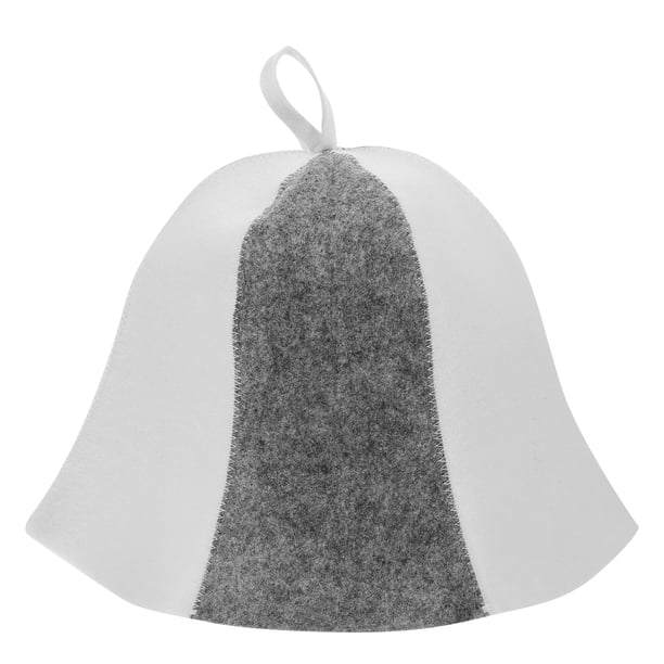 Cómoda sombrero de sauna de fieltro sombrero cómodo para sauna accesorios para baño de baño para baños domésticos