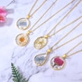 thumbnail image 6 of Daffodils and Queen Anne's Lace Pressed Wildflower Necklace | Pressed Flower Necklace Gift for Women | Handmade Necklaces | March Birth Flower Necklace | symbols of rebirth and hope | Easter | 18”, 6 of 9